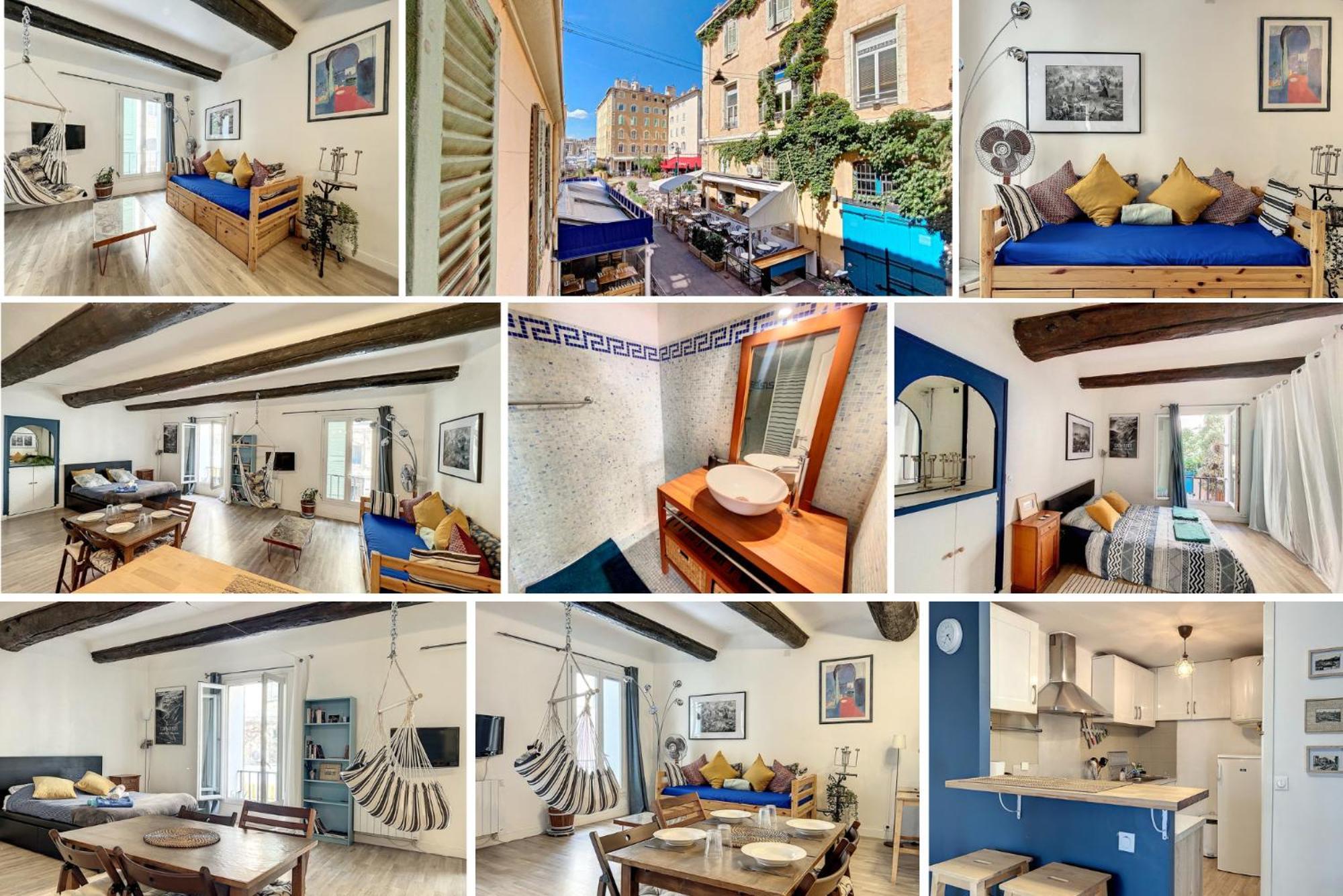 Ferienwohnung Hyper Centre Vieux Port - Loft - Les Freres De La Loc' Marseilles Exterior foto